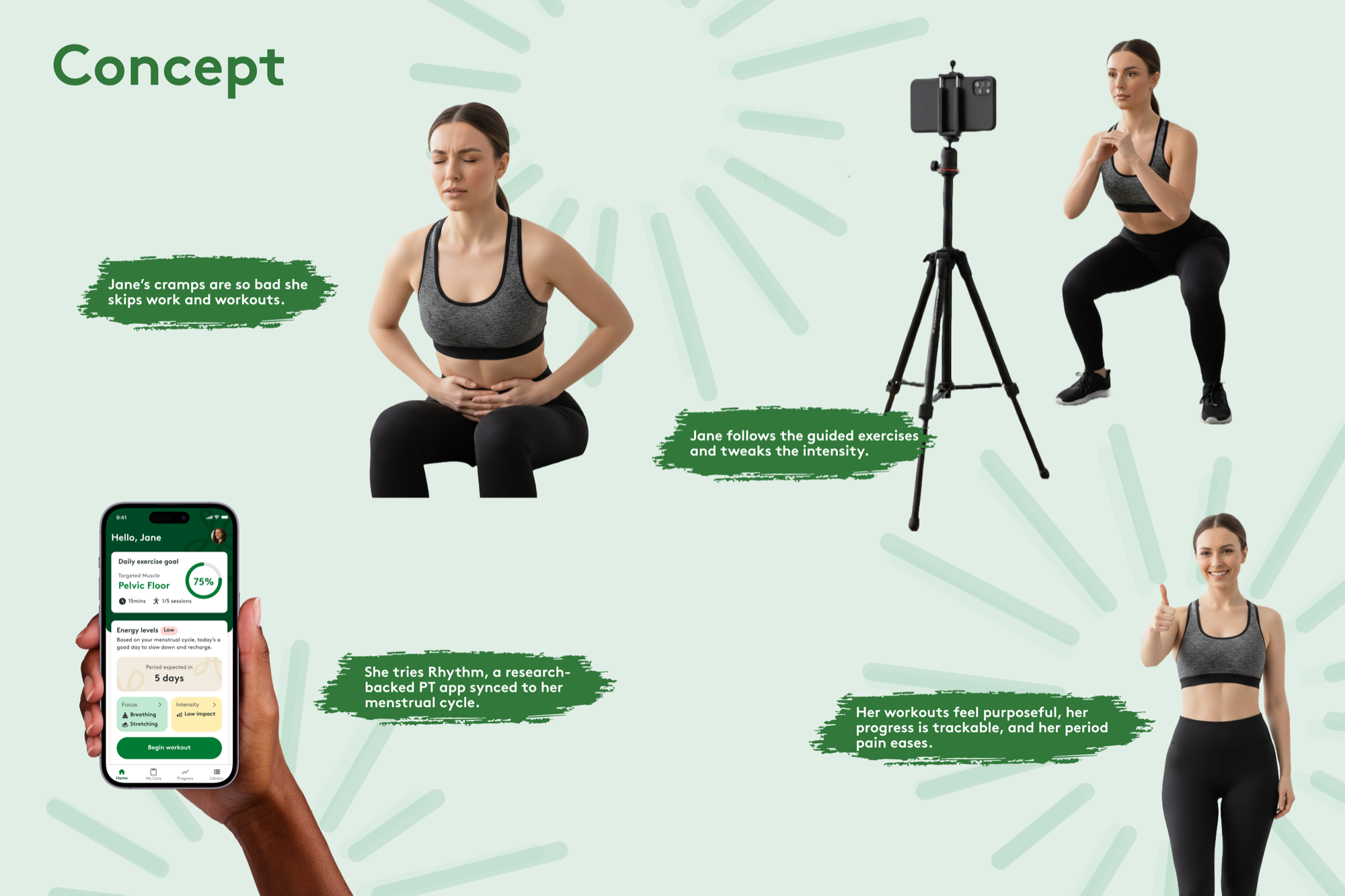 Hinge Health menstrual health hero